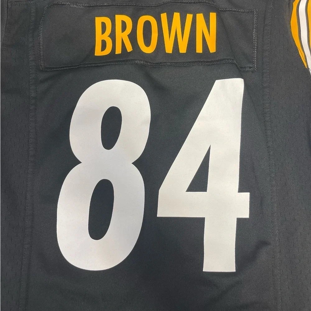 Antonio Brown Pittsburgh Steelers Nike Youth Official Game Jersey – Black - Picture 3 of 6